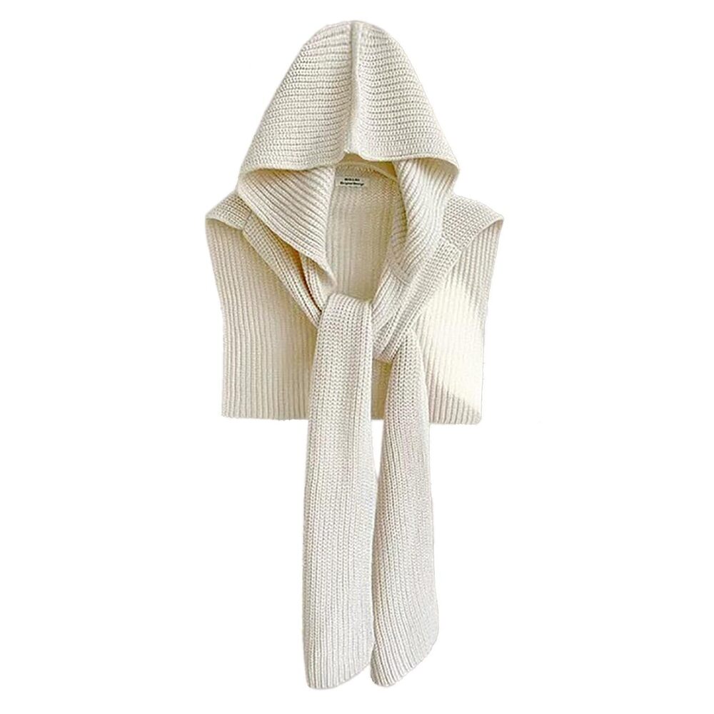 5164 Knitted Shawl Wraps Women Chunky Shawls And Wraps Pashmina Balaclava Hat